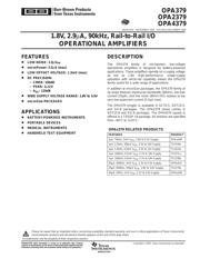 OPA4379PW datasheet.datasheet_page 1