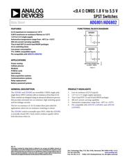 ADG801BRTZ-REEL7 数据规格书 1