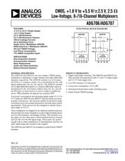 ADG707BRU-REEL Datenblatt PDF