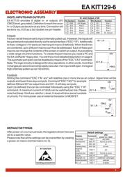 EA KIT129-6LWTK 数据规格书 5