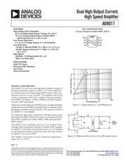 AD8017AR-EBZ datasheet.datasheet_page 1