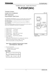 TLP250F datasheet.datasheet_page 1