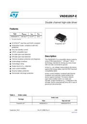 VND810SP-E Datenblatt PDF