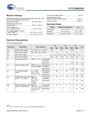 CY7C1020CV33-15ZSXE 数据规格书 5