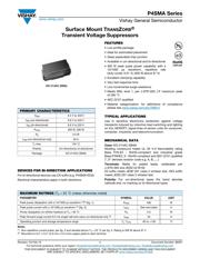 P4SMA120AHE3/5A 数据规格书 1