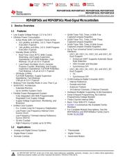 MSP430F5419 datasheet.datasheet_page 1