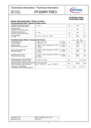 FF200R17KE3 数据规格书 2