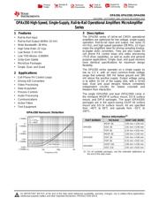OPA350EA/250 数据手册