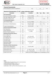 NCE3080K 数据规格书 2