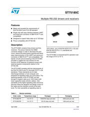 ST75185CDR Datenblatt PDF