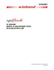 W25Q256FVFIG datasheet.datasheet_page 1
