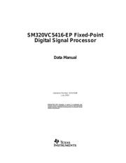 SM320VC5416PGE16EP datasheet.datasheet_page 1