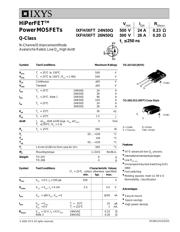 IXFH26N50Q 数据手册