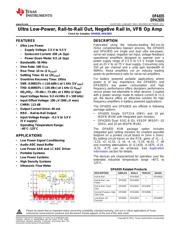 OPA317IDBVT Datenblatt PDF