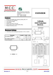 ESD5V0D3B-TP 数据规格书 1