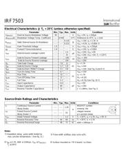 IRF7503 数据规格书 2