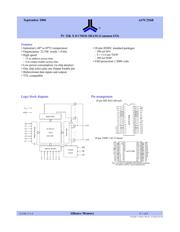 AS7C256B-15PIN 数据规格书 1