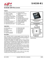 SI4313-B1-FMR Datenblatt PDF