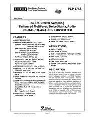 PCM1742E/2K datasheet.datasheet_page 1