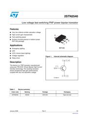 2STN2540 数据规格书 1