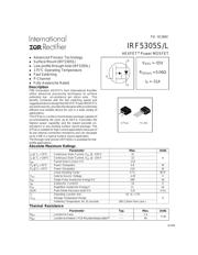IRF5305STRL 数据规格书 1