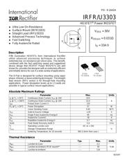 IRFR3303TRR datasheet.datasheet_page 1