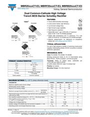 MBRB20100CT-E3/4W 数据规格书 1