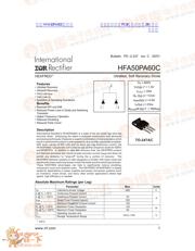 HFA50PA60C 数据规格书 1