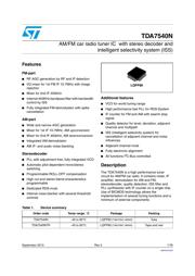 TDA7540N datasheet.datasheet_page 1