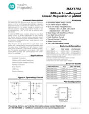 MAX1792EUA18+ 数据规格书 1