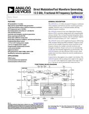 ADF4169WCCPZ 数据规格书 1