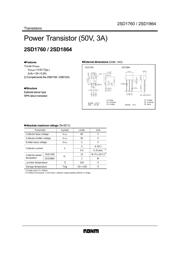 2SD1760TLR 数据规格书 1