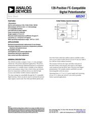 AD5247BKSZ10-2RL7 datasheet.datasheet_page 1