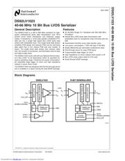 DS92LV1224TMSAX/NOPB datasheet.datasheet_page 1