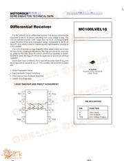 MC100LVEL16 datasheet.datasheet_page 1
