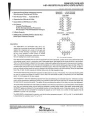 SN74LS670NS datasheet.datasheet_page 1