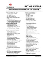 PIC16LF1508-I/SO 数据规格书 1