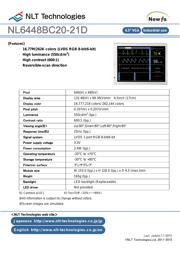 NL6448BC20-21D 数据规格书 1