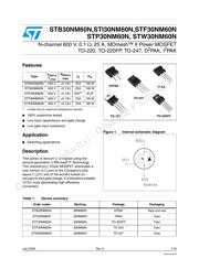 STB30NM60N 数据规格书 1