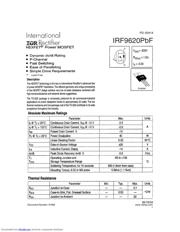 IRF9620PBF Datenblatt PDF