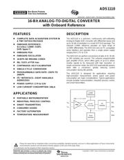 ADS1110A1IDBVR datasheet.datasheet_page 1