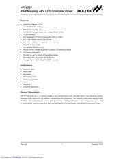 HT16C22 datasheet.datasheet_page 1