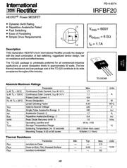 IRFBF20 datasheet.datasheet_page 1