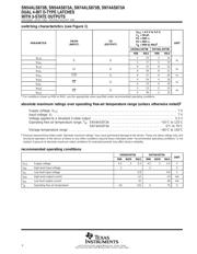 SN74ALS873BDWE4 数据规格书 4