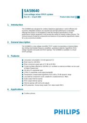 SA58640DK datasheet.datasheet_page 1