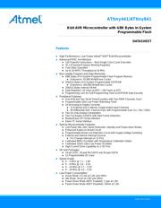 ATTINY841-MMH Programmierhandbuch