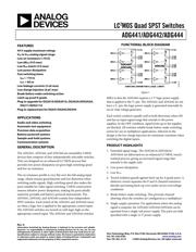 ADG444BN datasheet.datasheet_page 1