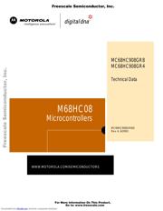 MC68HC908GR4CFAE Datenblatt PDF