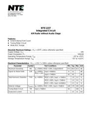 NTE1237 datasheet.datasheet_page 1