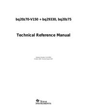 BQ20Z70PW-V150 datasheet.datasheet_page 1